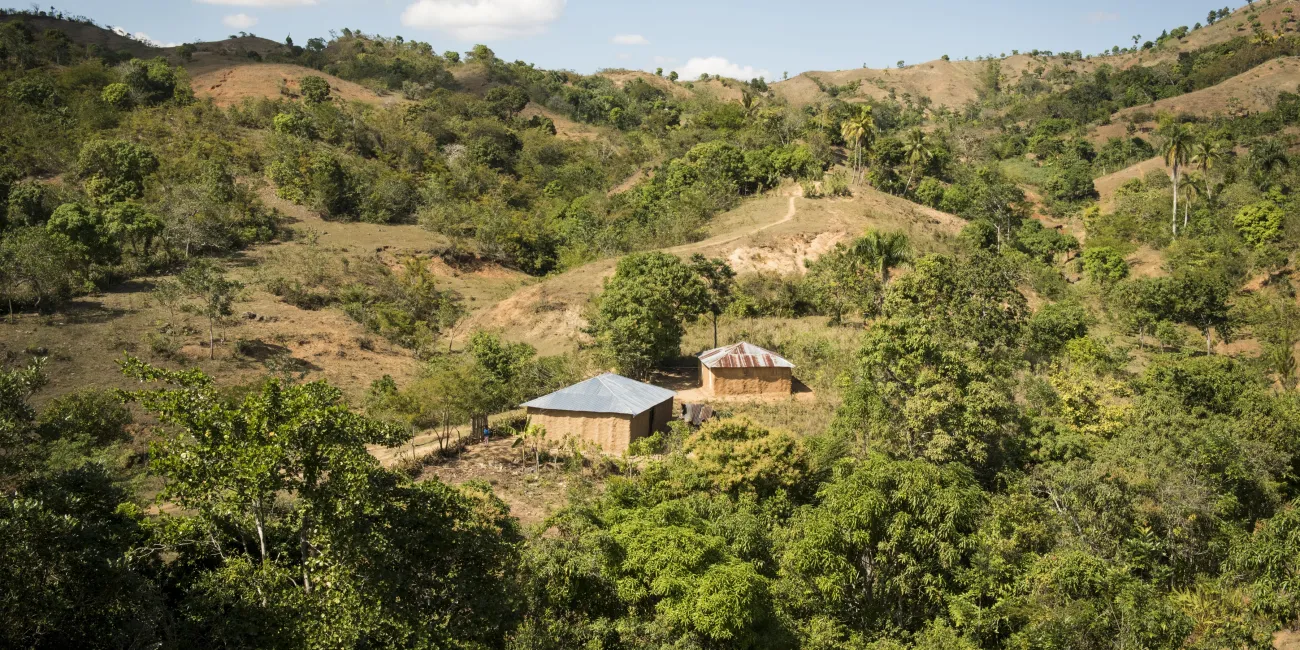 Maison de propriétaires fonciers en Haiti.